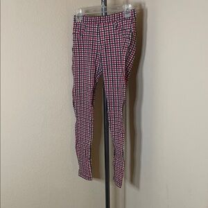 Sanctuary Red and Black Plaid Pants